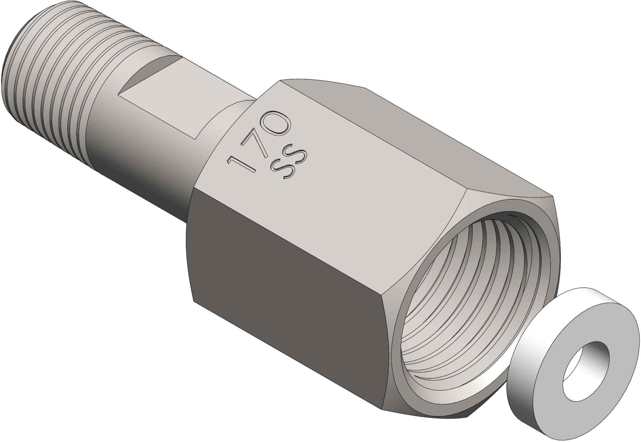 INL170SS2M20F GFP GasFlo Products, Cylinder Connection